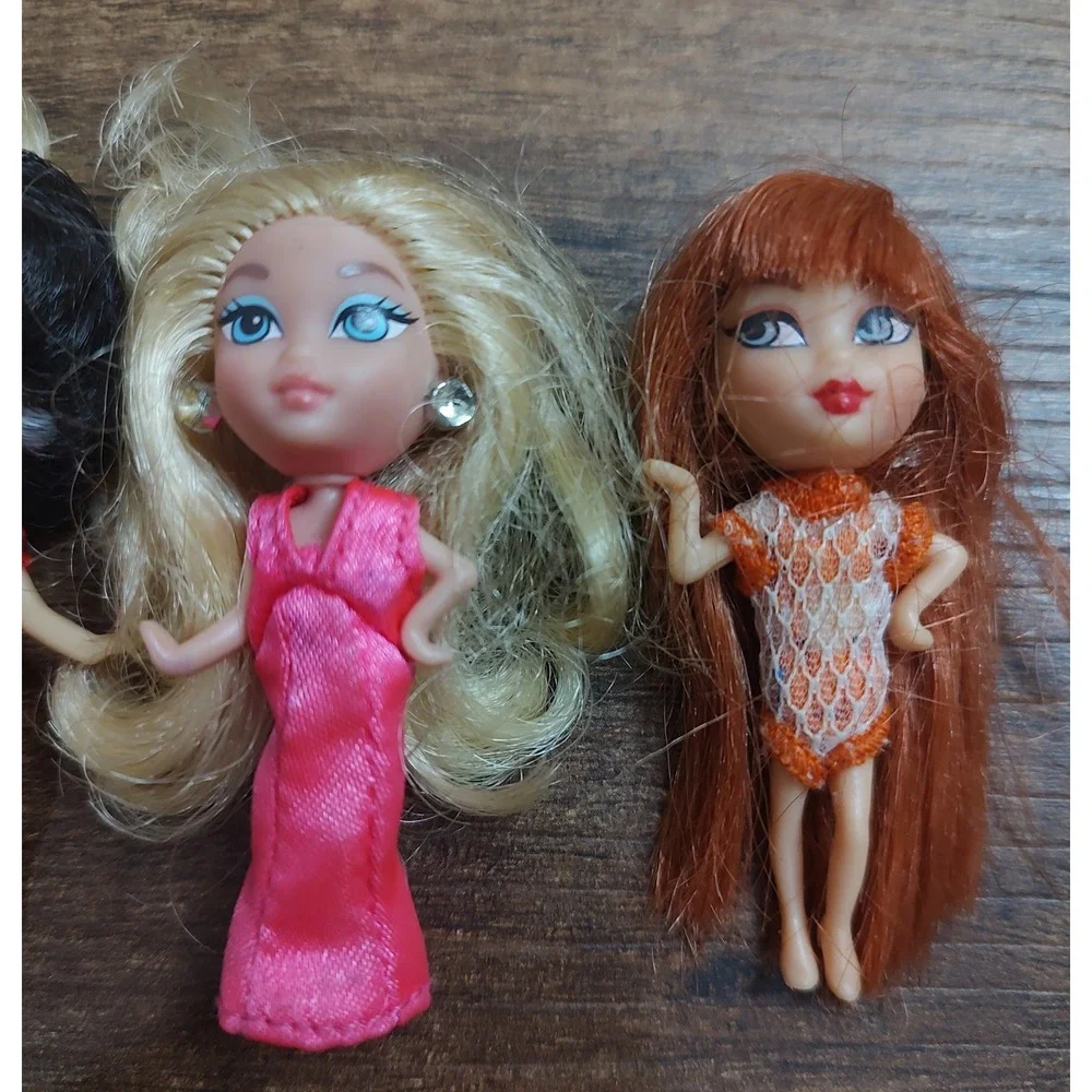 MATTEL Mini Barbie Dolls 2.5inch Lot Of 4